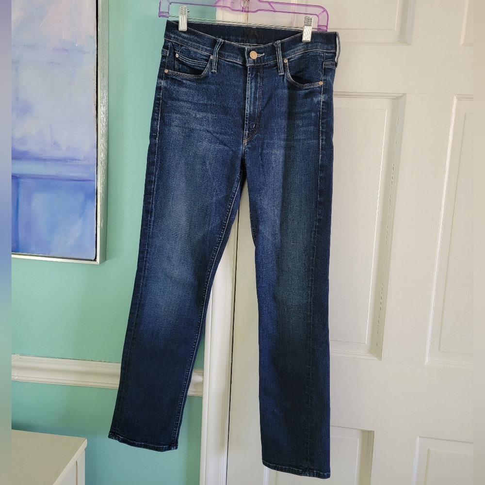 MOTHER "Mid Rise Dazzler Ankke" Jeans